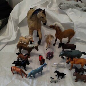 Vintage to now bundle horses toys